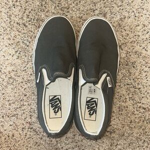 Gray Slip On Vans